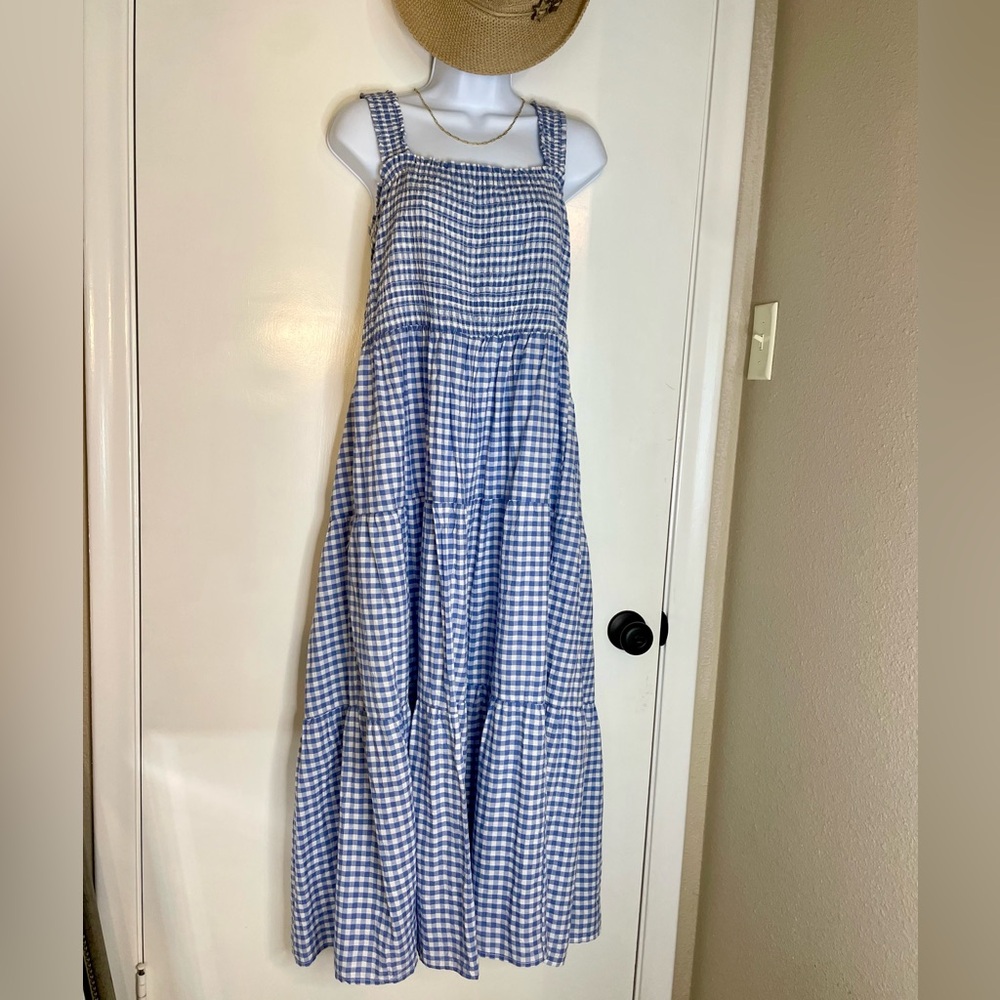 beachlunchlounge Dress Elisa Smocked Tiered Maxi Midi Sundress Nordstroms